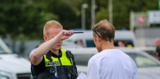 Polizeikontrolle/Drogentest
