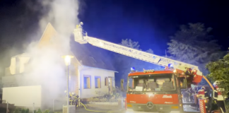 Garagenbrand in Dachtmissen