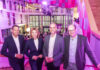 enercity Eröffnung / Konzernzentrale am 07.09.2023 - (v.l.n.r.) Olaf Lies, Wirtschaftsminister Land Niedersachsen, Dr. Suzanna Zapreva / CEO enercity, Belit Onay ,Oberbürgermeister Landeshauptstadt Hannover, Christian Meyer, Niedersächsischer Umweltminister.