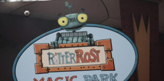 Schild: RitterRost Magic Park Verden