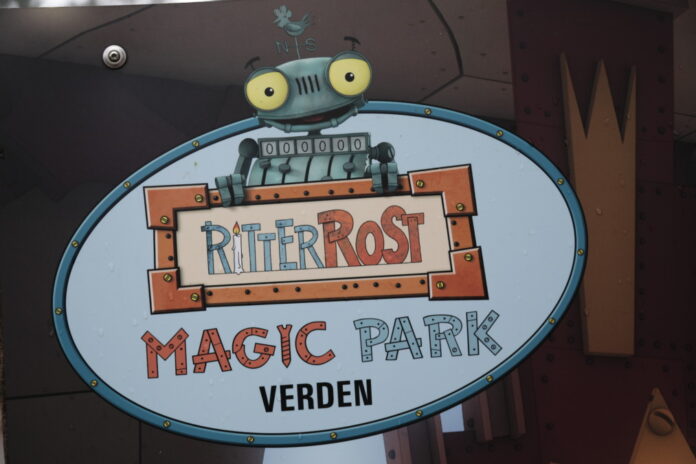 Schild: RitterRost Magic Park Verden