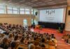Begrüßung der Erstsemester durch MHH-Präsident Professor Dr. Michael Manns im Hörsaal F der MHH.