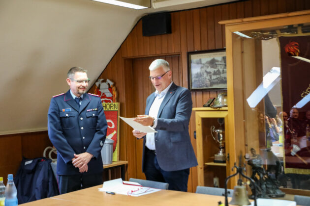 Ernennung von Arne Boy zum Stadtbrandmeister der freiwilligen Feuerwehr Langenhagen