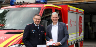 Ernennung von Arne Boy zum Stadtbrandmeister der freiwilligen Feuerwehr Langenhagen