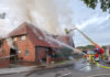 Großbrand in Hagen bei Neustadt a. Rbg.