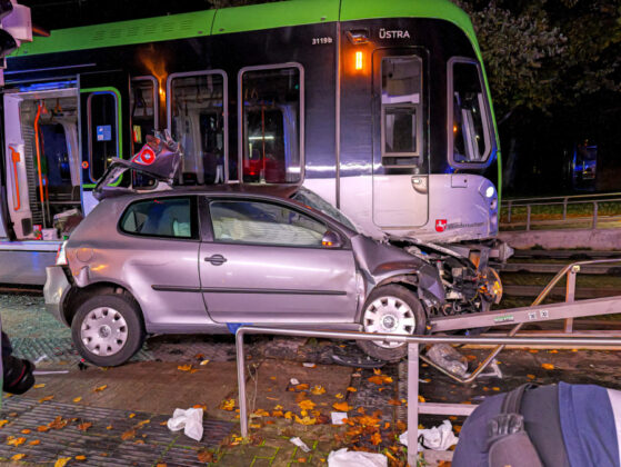 Schwerer Stadtbahnunfall in Hannover-Ricklingen