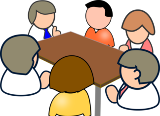 Klön-Treff im Dorfgemeinschaftshaus Krähenwinkel Grafik: Gesprächsrunde / Klön-Treff