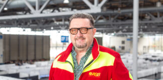 ASB Betriebsleiter Detlef Gerberding auf dem Messegelände.