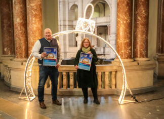 Besinnliche Einstimmung – Weihnachtsmarkt 2023 in Hannover startet am Montag Michael Flohr, Leiter Bereich Marktwesen und Wirtschafts- und Umweltdezernentin Anja Ritschel freuen sich auf den Weihnachtsmarkt 2023.