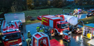 Feuerwehrübung-Wasserwelt