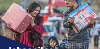 Johanniter-Weihnachtstrucker starten diesjährige Hilfsaktion.