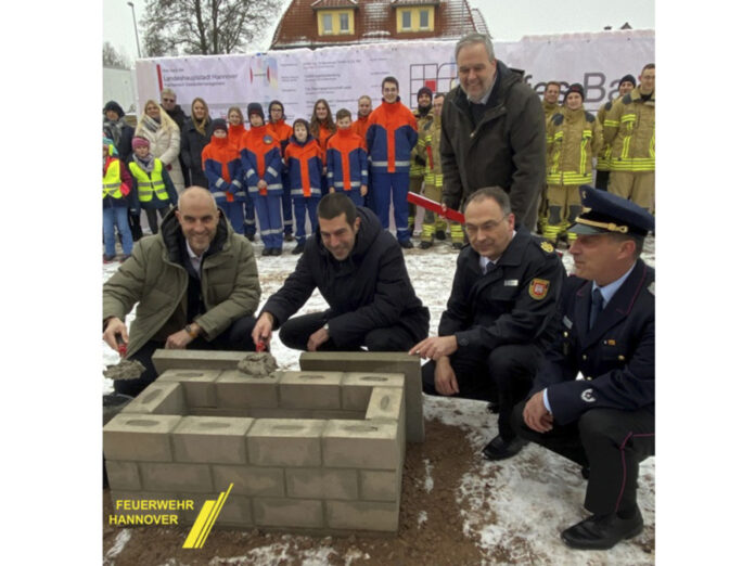 Grundsteinlegung neues Feuerwehrgebäude der Ortsfeuerwehr Misburg