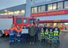 2-faches Dankeschön für großzügige Spende an die Feuerwehr Godshorn.