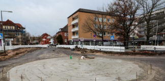 Baustelle-Walsroder Straße-Kreisverkehr