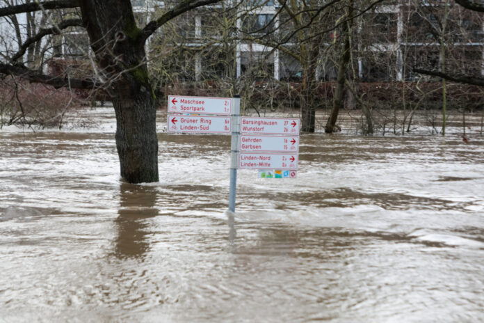 Hochwasserlage Hannover / Ihme