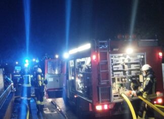 Küchenbrand an Heiligabend Feuerwehreinsatz
