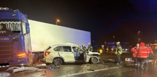 Tödlicher Unfall auf der Raststätte Garbsen bei Hannover.