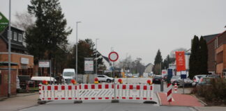 Berliner Allee zwischen Magdeburger Straße und Brandenburger Straße gesperrt