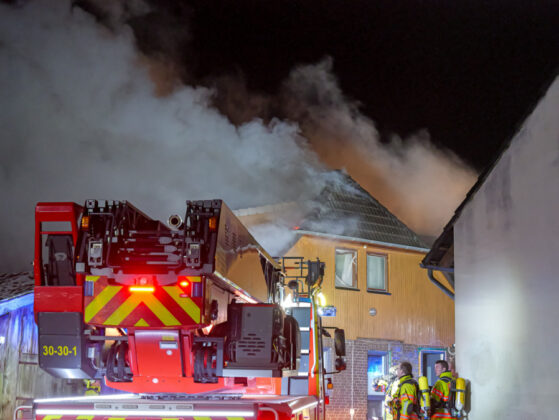 Dachstuhlbrand in Burgwedel-Fuhrberg