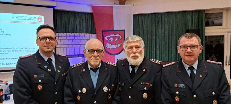 Neue Ehrenmitglieder der Ortsfeuerwehr Godshorn