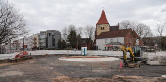 Baustelle Kreisverkehr Langenhagen