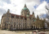 Rathaus Hannover - mit Bogenaufzug geht es hoch in die Kuppel