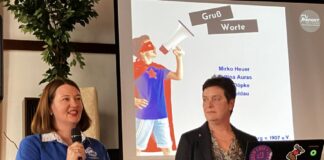 Verena Ehbrecht kündigt Ortsbürgermeisterin Bettina Auras an