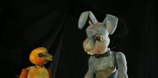 Frühling Küken und Hase