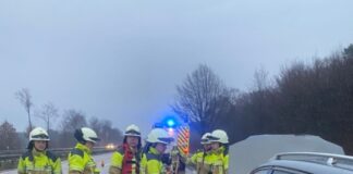 Unfall A352