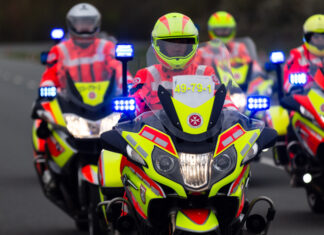 Ehrenamtlich einsatzbereit: Saison der Johanniter-Motorradstaffeln offiziell gestartet Stauhilfe-Saisoneröffnung 2024