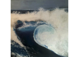 Eine künstlerische Reise durch die Malerei von Barbara-Susann Mehring TERRA-Maritim, Welle, 2020