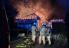Lehrte: Großbrand landwirtschaftlicher Betrieb