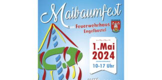 Plakat: Maibaumfest in Engelbostel 2024