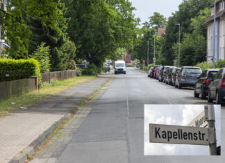 Gehwegsanierung der Kapellenstraße in Godshorn Gehwegsanierung der Kapellenstraße in Godshorn