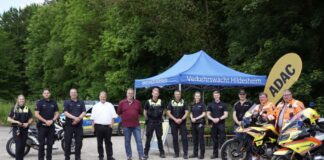 "Kaffee statt Knöllchen" - Kontrollstelle am Roten Berg