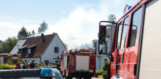 a fire truck on the road