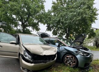 Verkehrsunfall mit zwei PKW in Kaltenweide Verkehrsunfall mit zwei PKW in Kaltenweide