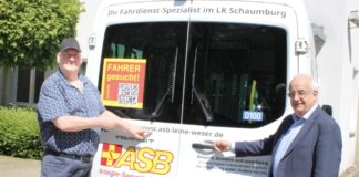 Vorsitzender Dr. Friedbert Mordfeld (rechts) und Geschäftsführer Jens Meier sind erfreut über die stetige Weiterentwicklung des ASB-Verbandes, der nun auch mit dem neuen Namen ASB-Regionalverband Leine-Weser Rechnung getragen wird.