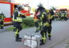 Ortsfeuerwehr Garbsen übt am Wohnquartier in Garbsen-Mitte