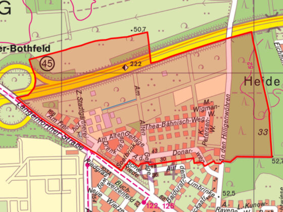 Karte Evakuierungsbereich - Bothfeld - 25.06.2024