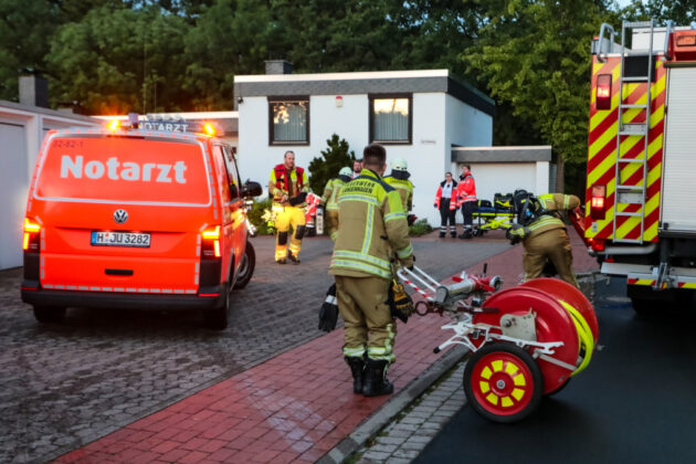 Feuerwehreinsatz: Starke Rauchentwicklung aus Keller