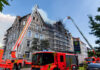 Feuerwehr im Großeinsatz: Dachstuhlbrand in Hannover-Vahrenwald