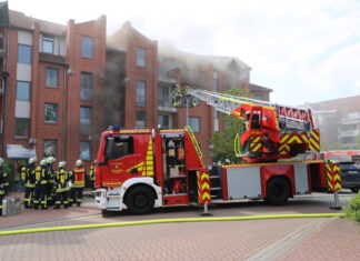 Kellerbrand in Mehrfamilienhaus in Garbsen-Mitte Kellerbrand in Garbsen