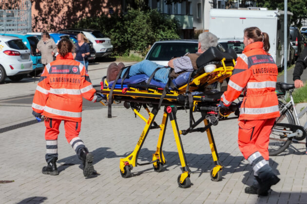 Feuerwehrübung der Freiwilligen Ortsfeuerwehr Langenhagen bei der Lebenshilfe Langenhagen-Wedemark.