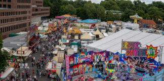 Die Sonne und milde Temperaturen lockten noch einmal viel Publikum zum Abschluß des Schützenfestes auf den Schützenplatz in Hannover