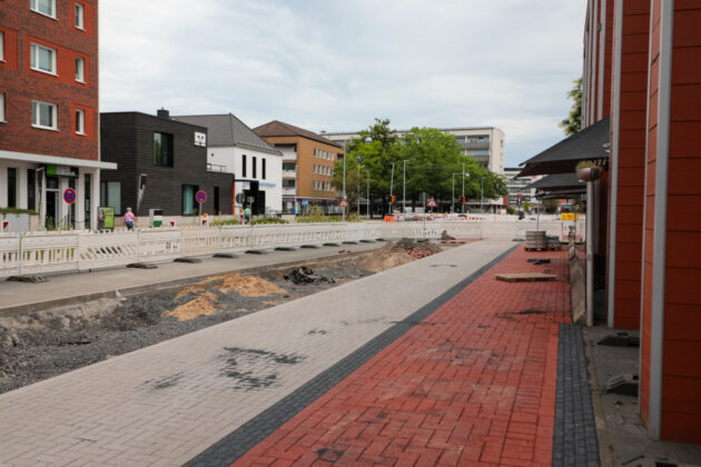 Baustelle Walsroder Straße - Kreisverkehr