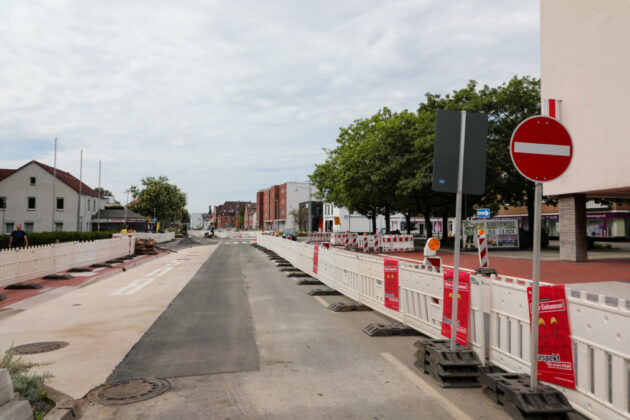 Baustelle Walsroder Straße - Kreisverkehr