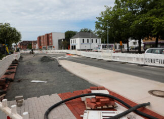 Elisabeth-Arkaden ab Mitte nächster Woche wieder aus beiden Richtungen erreichbar Baustelle Walsroder Straße - Kreisverkehr