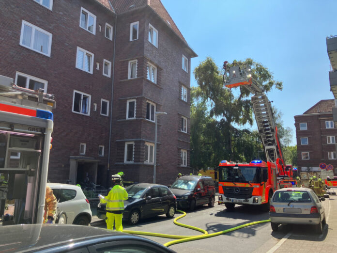 Feuerwehreinsatz - Zimmerbrand in der Südstadt