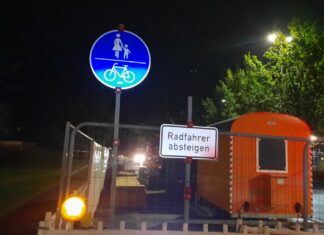 ADFC-Langenhagen lädt zum Mitmachen ein: Der ADFC-Fahrradklima-Test ist gestartet Verwirrende Beschilderung Radweg / Bitte absteigen